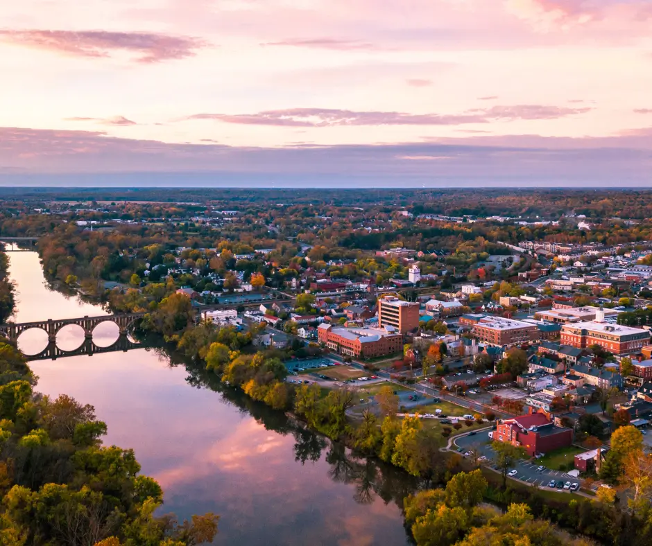 fredericksburg virginia roof skyline