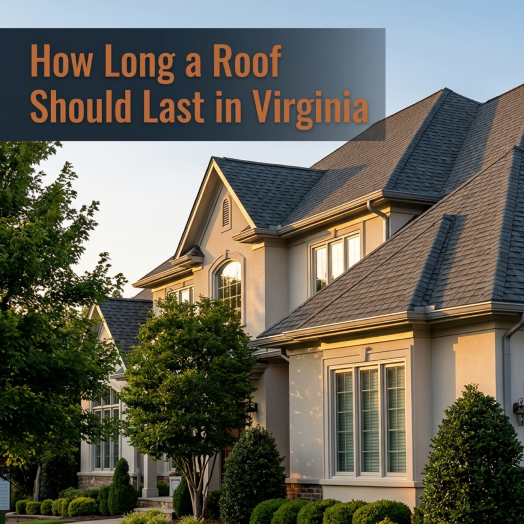 How Long a Roof Should Last in Virginia