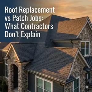 Roof Replacement vs Patch Jobs What Contractors Don’t Explain