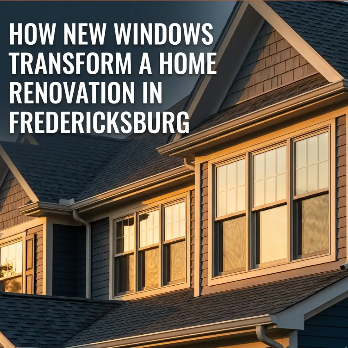 How New Windows Transform a Home Renovation in Fredericksburg