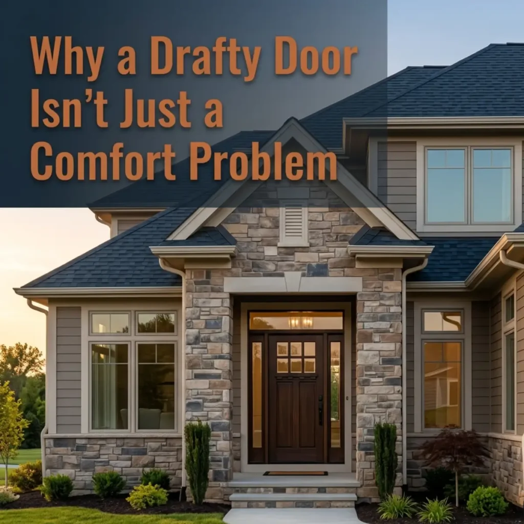 Why a Drafty Door Isn't Just a Comfort Problem