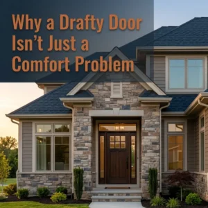 Why a Drafty Door Isn't Just a Comfort Problem