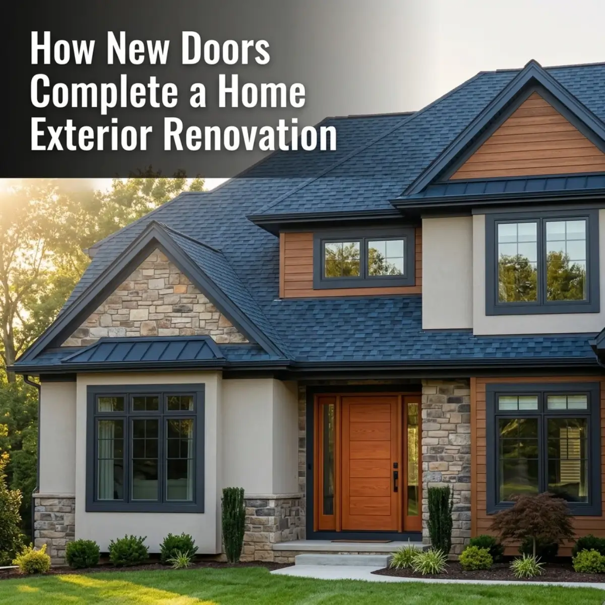 How New Doors Complete a Home Exterior Renovation